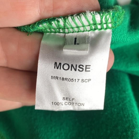 Monse Raglan Sleeve‎ Snap Sweatshirt - Picture 7 of 8